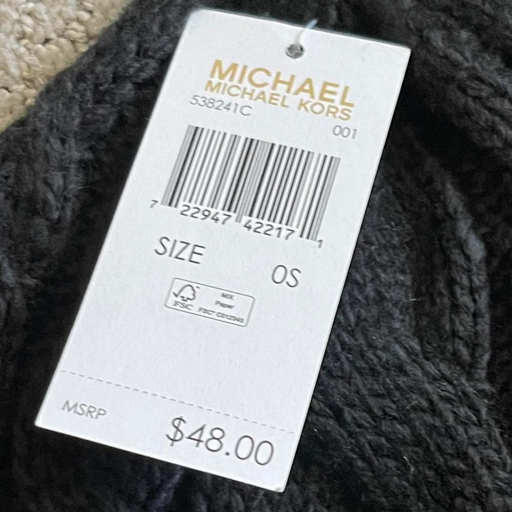 Michael Kors Cable Knit Beanie NWT - Picture 4 of 6